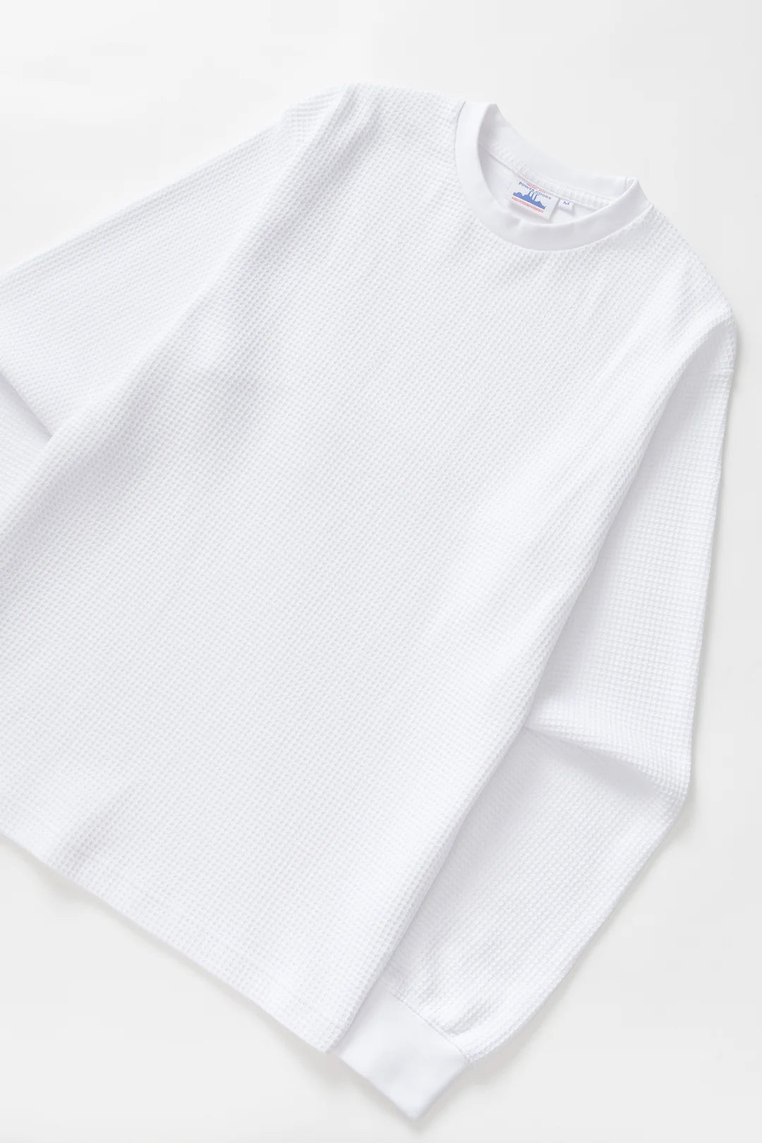 Power Goods Thermal Waffle LS T-Shirt - White