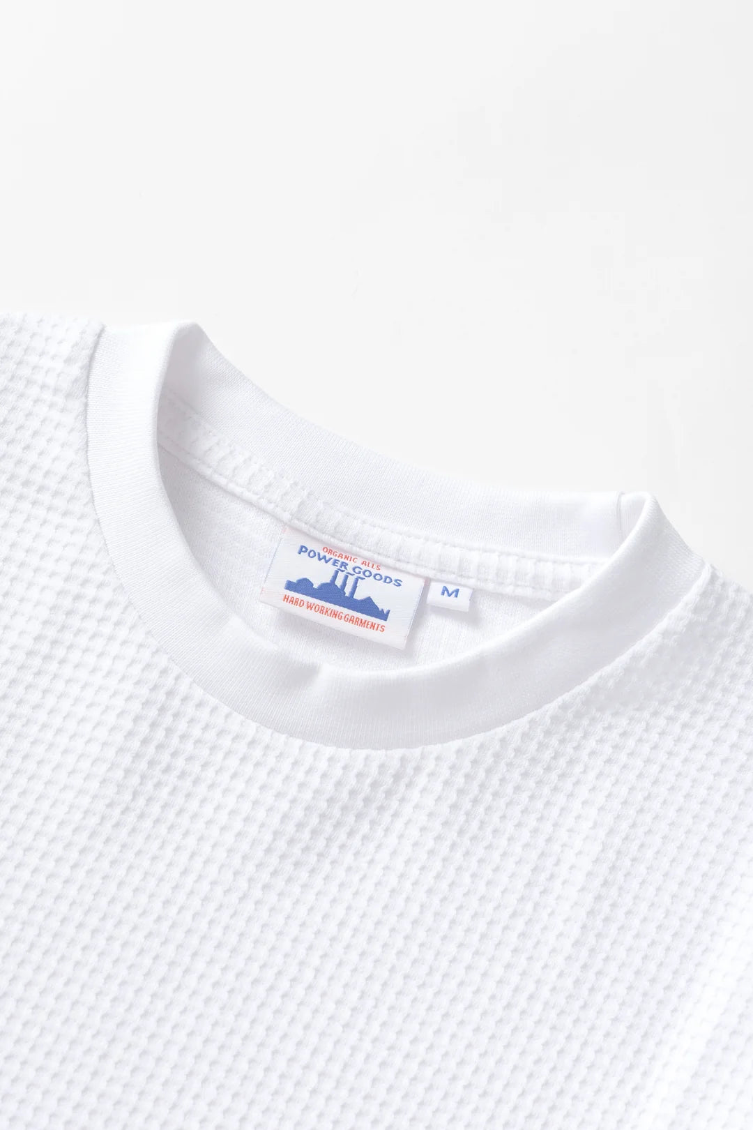Power Goods Thermal Waffle LS T-Shirt - White