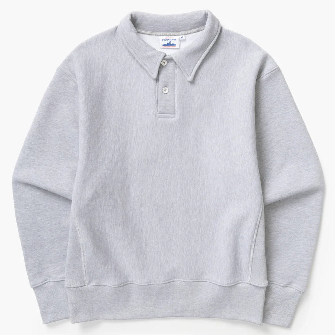 Power Goods Super Weight Rugby - Heather Grey