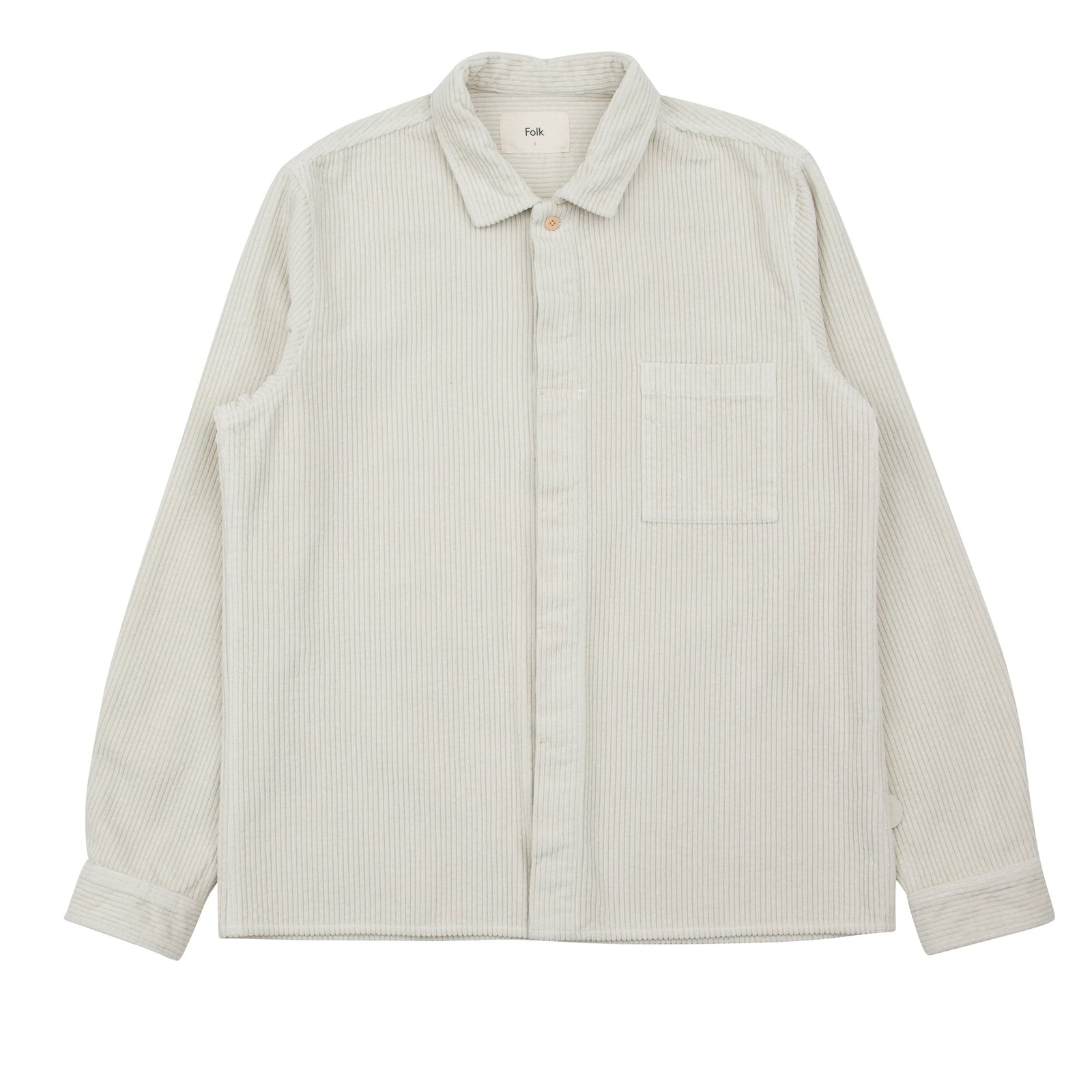 Folk Patch Shirt - Stone Cord