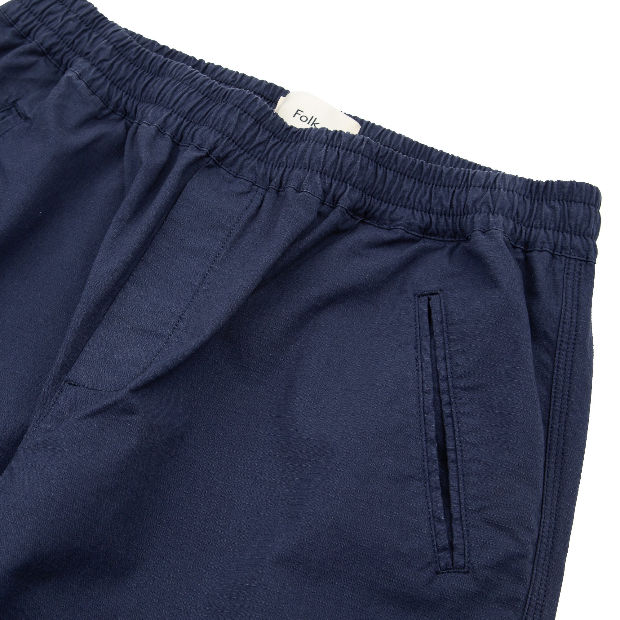Folk Drawcord Assembly Pant - Soft Navy Ripstop
