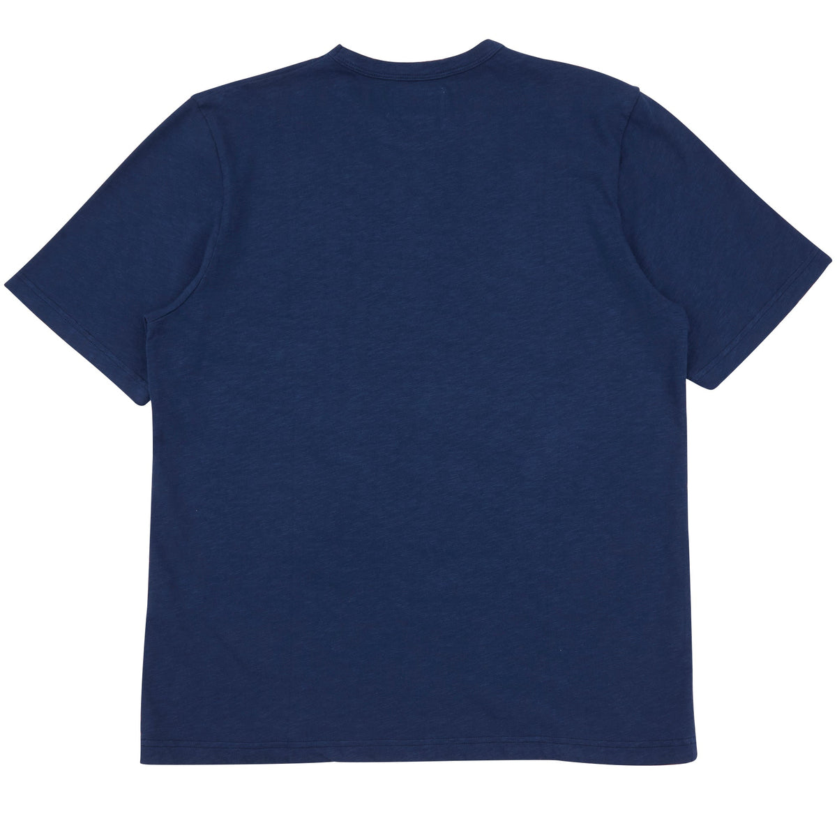 Folk Slub T-Shirt - Ash Navy