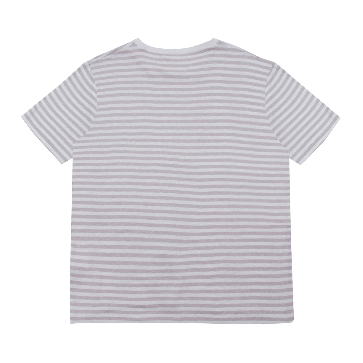 Folk Classic Stripe T-Shirt - Ash / Ecru