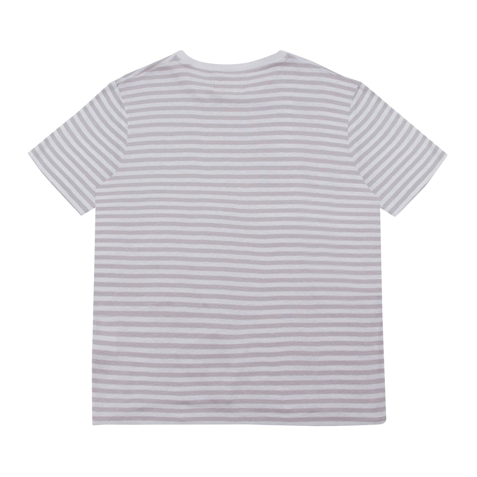 Folk Classic Stripe T-Shirt - Ash / Ecru