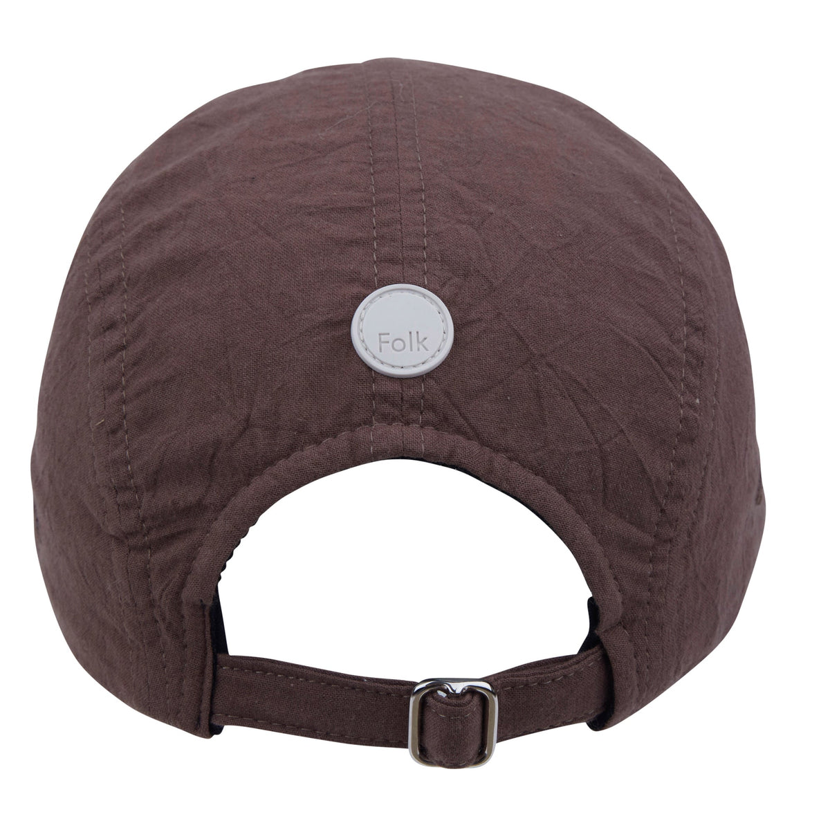 Folk 5 Panel Cap - Ash Brown Crinkle