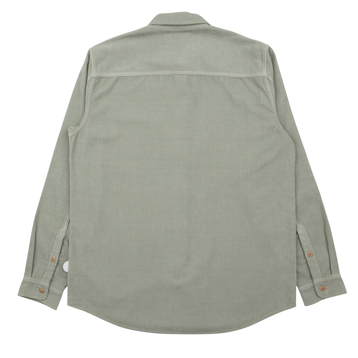 Folk Relaxed Babycord Shirt - Olive