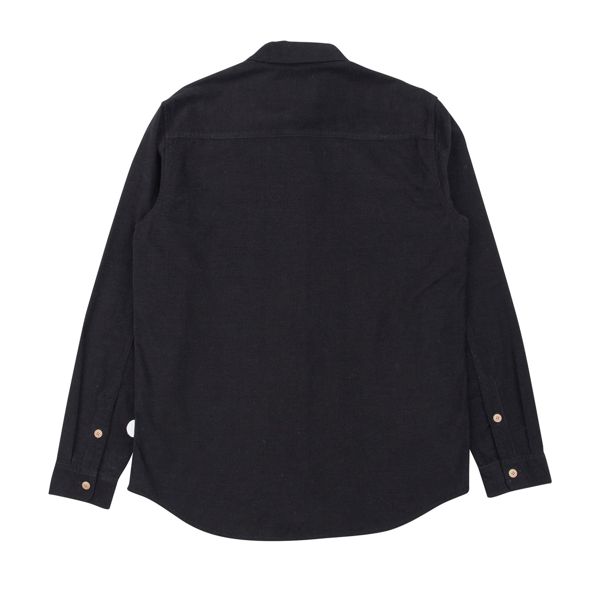 Folk Relaxed Babycord Shirt - Black Microcheck