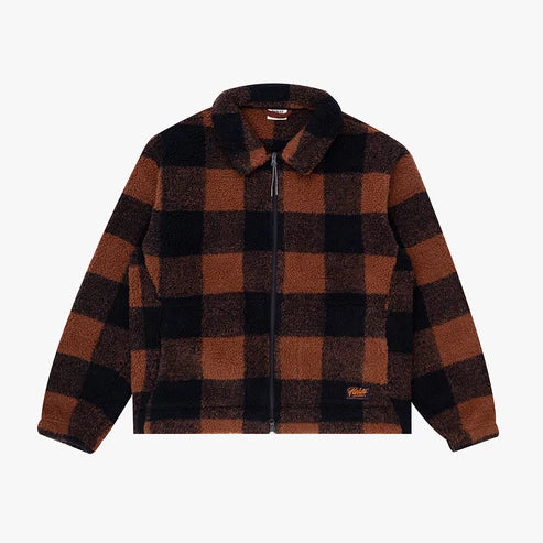 Parlez Province Check Sherpa - Walnut