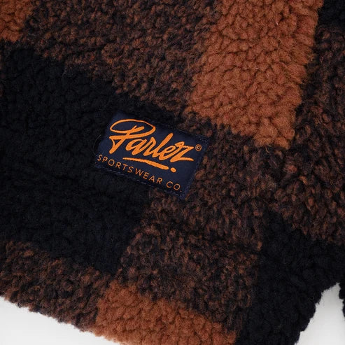 Parlez Province Check Sherpa - Walnut