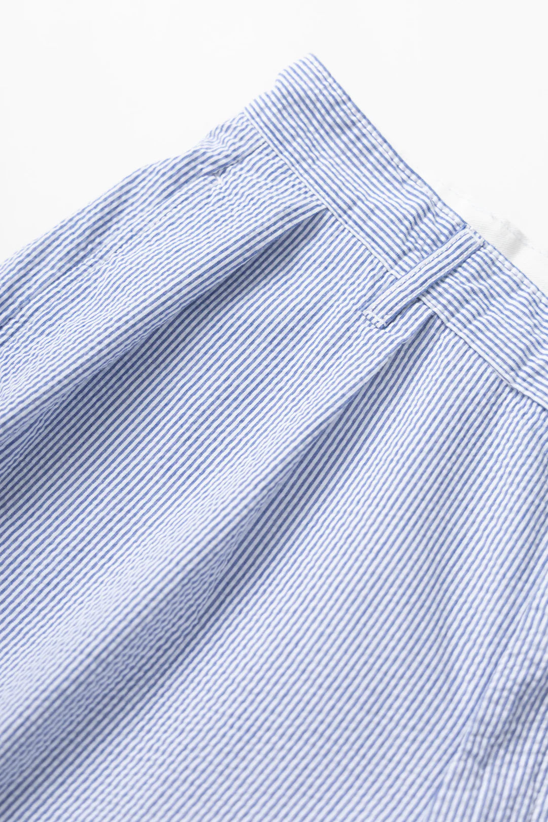 Service Works Seersucker Part Timer Shorts - Navy Stripe