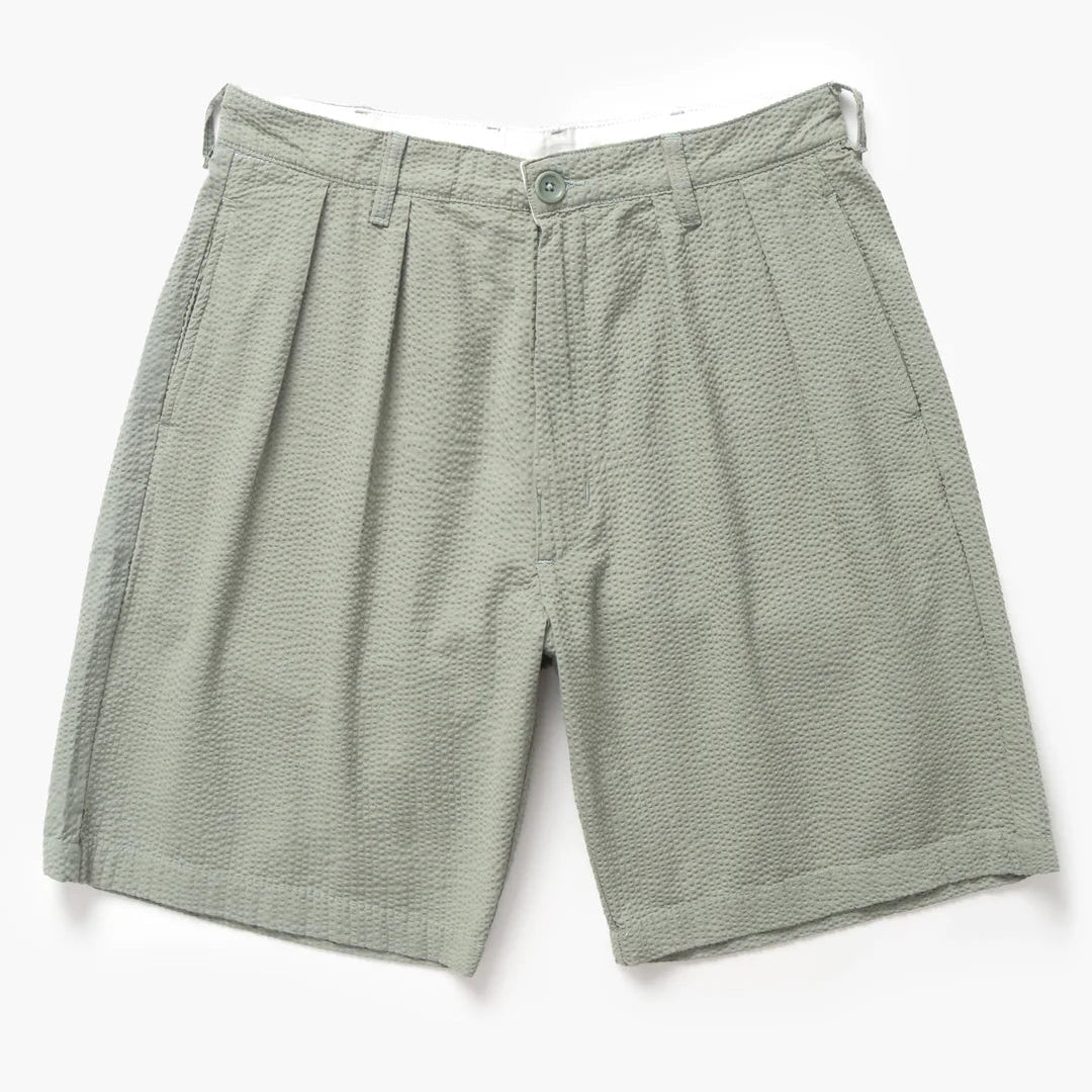 Service Works Seersucker Part Timer Shorts - Sage