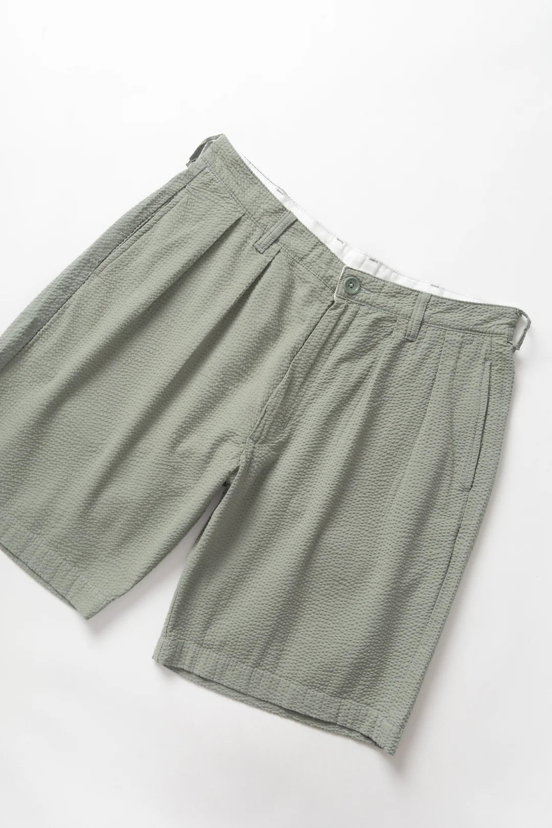 Service Works Seersucker Part Timer Shorts - Sage