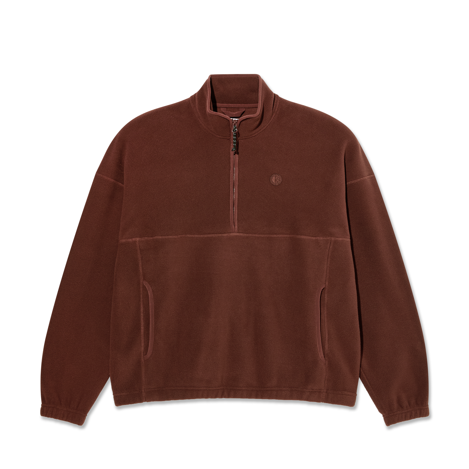 Polar Ivan Half Zip Sweater - Wine