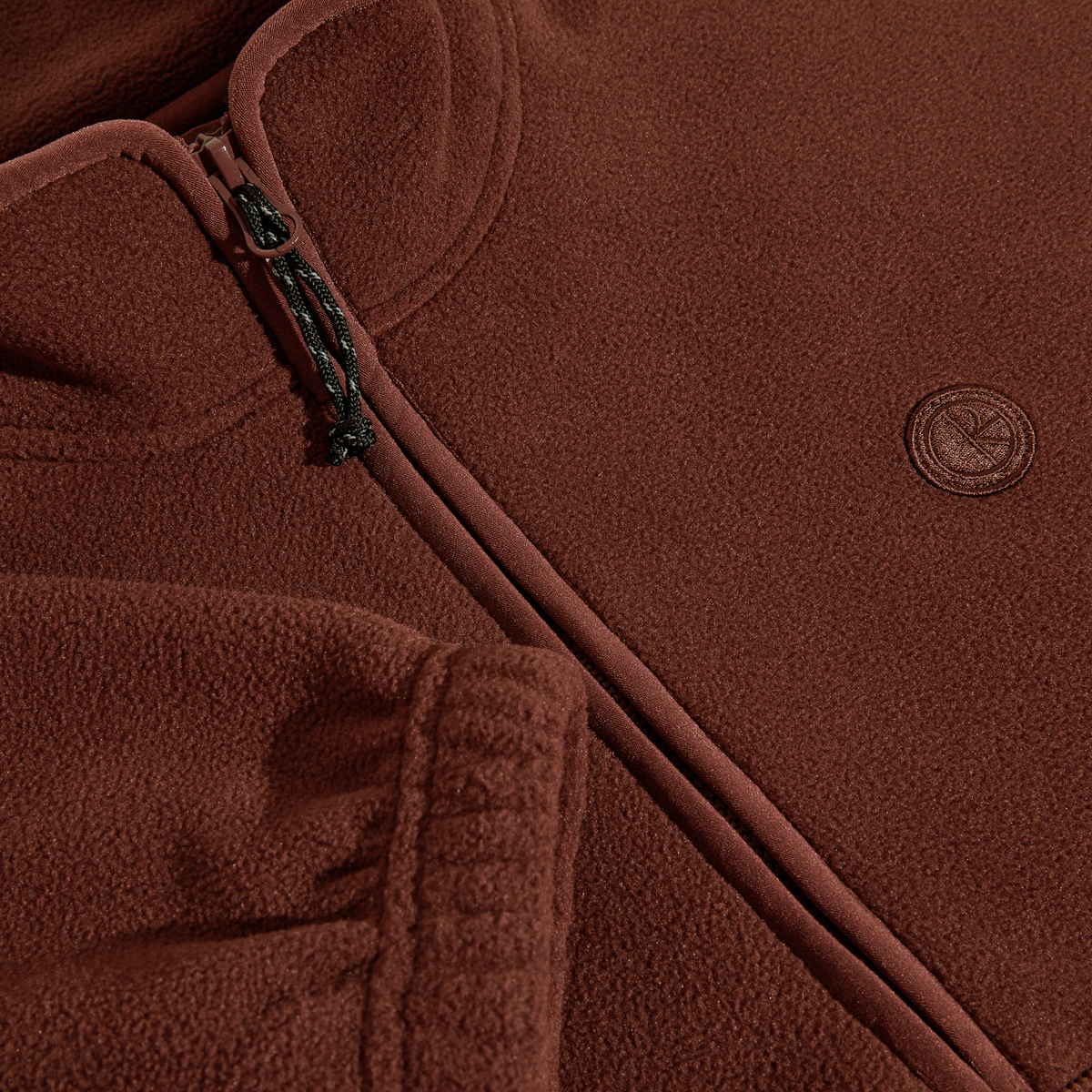 Polar Ivan Half Zip Sweater - Wine
