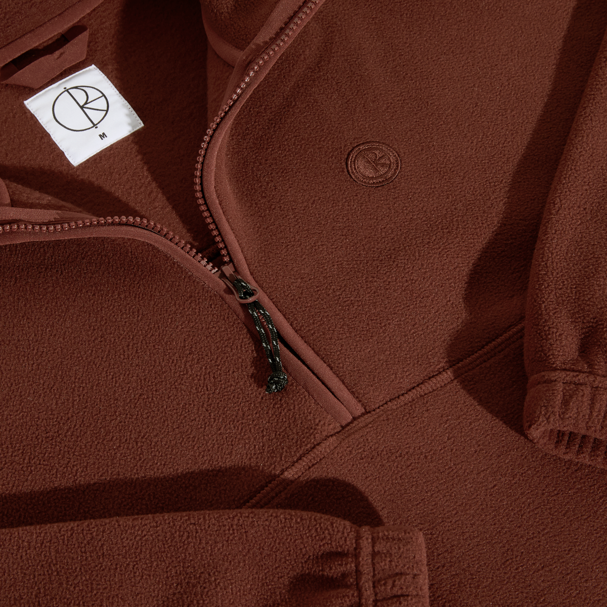 Polar Ivan Half Zip Sweater - Wine