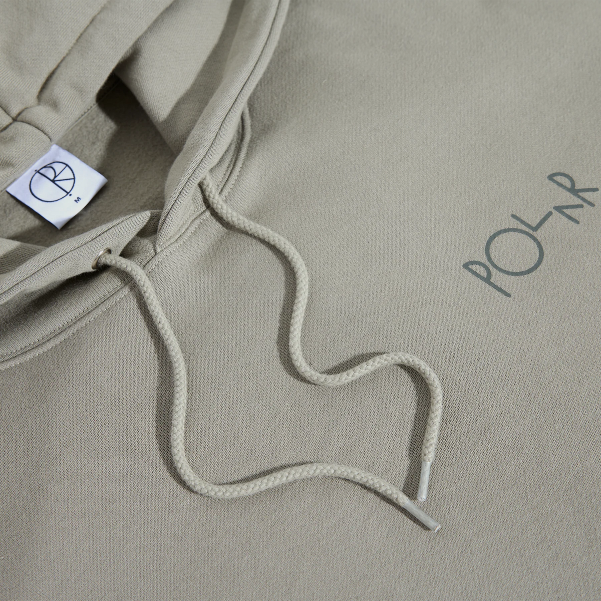 Polar Dave Hoodie Stroke Logo - Vetiver