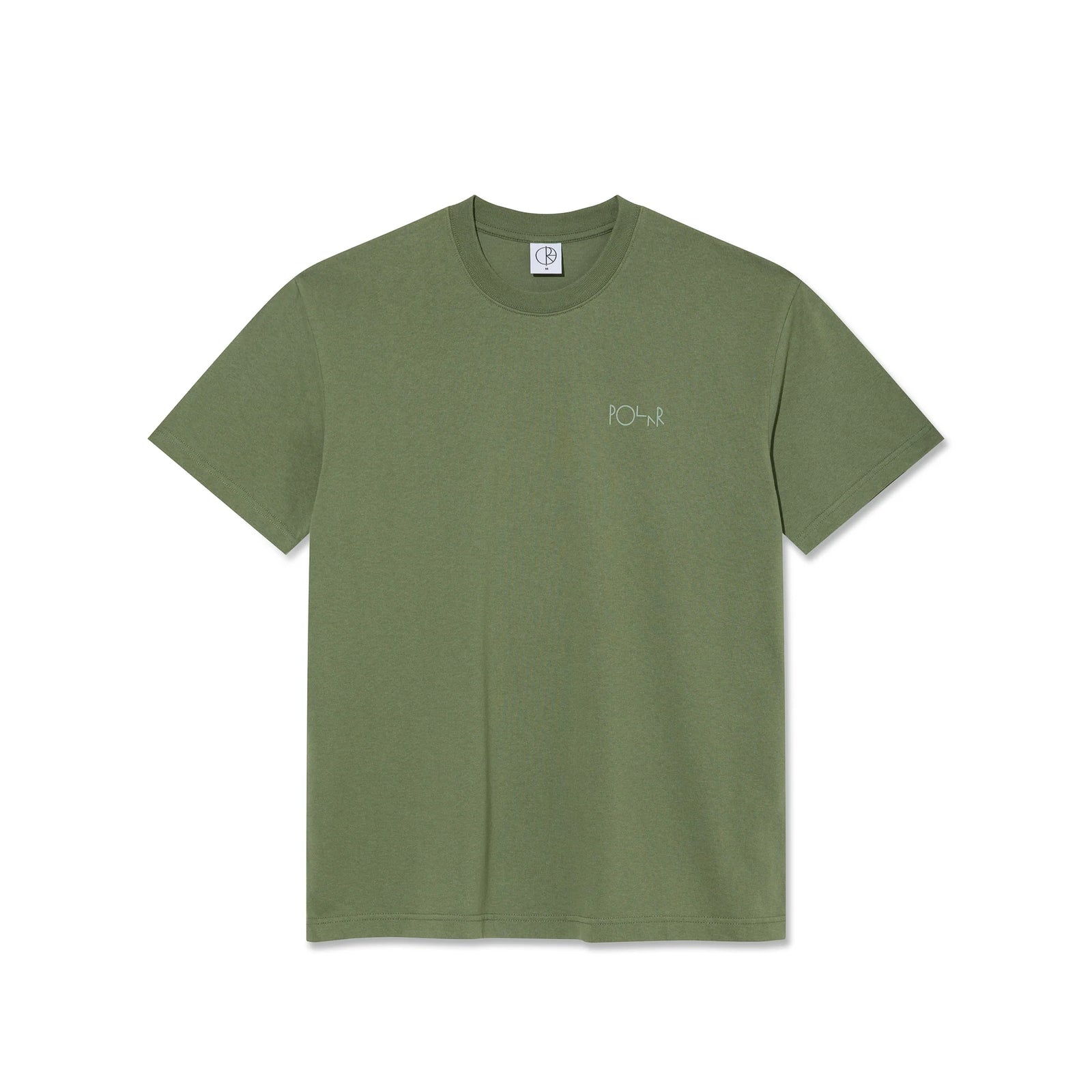 Polar Contrast T-Shirt - Moss Green