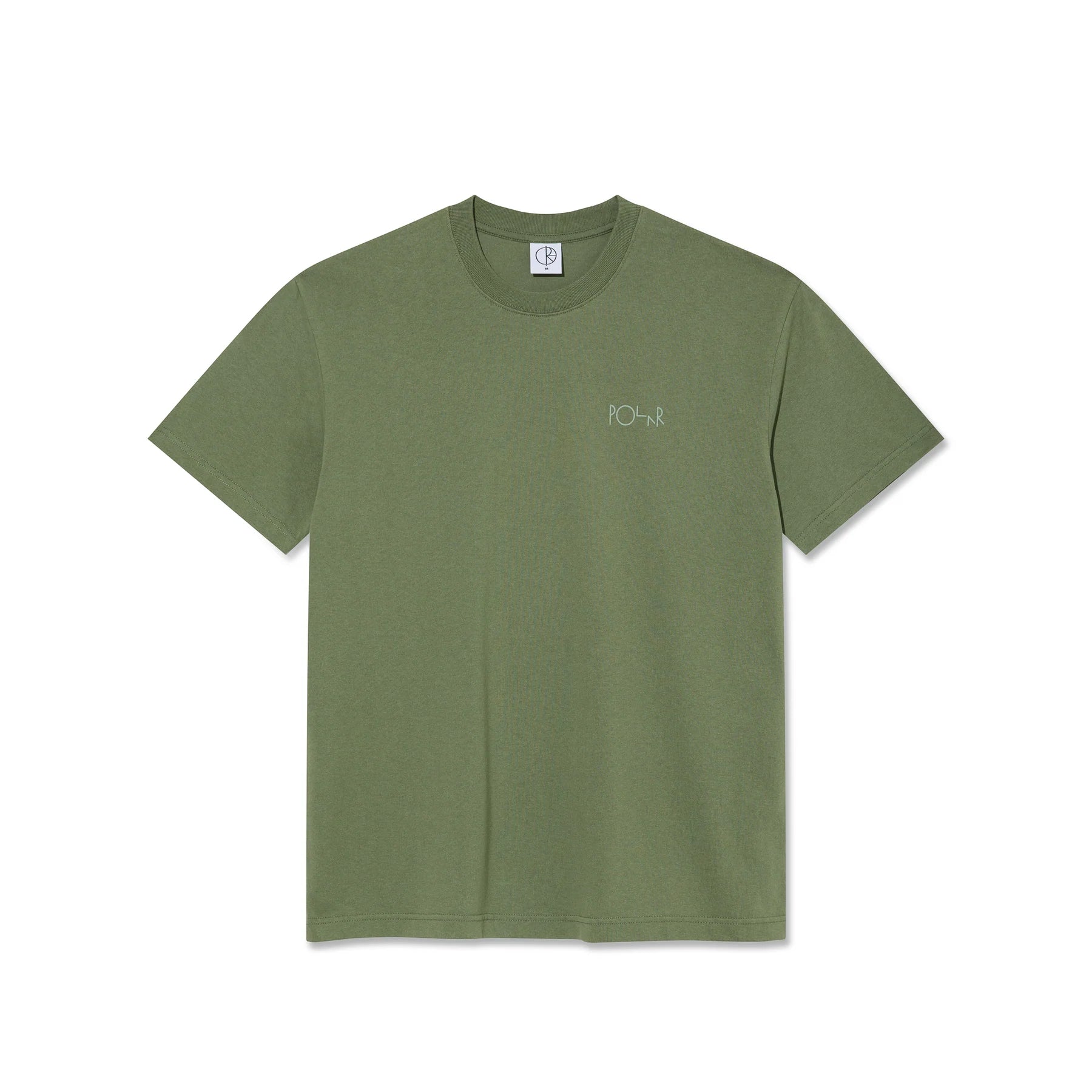 Polar Contrast T-Shirt - Moss Green
