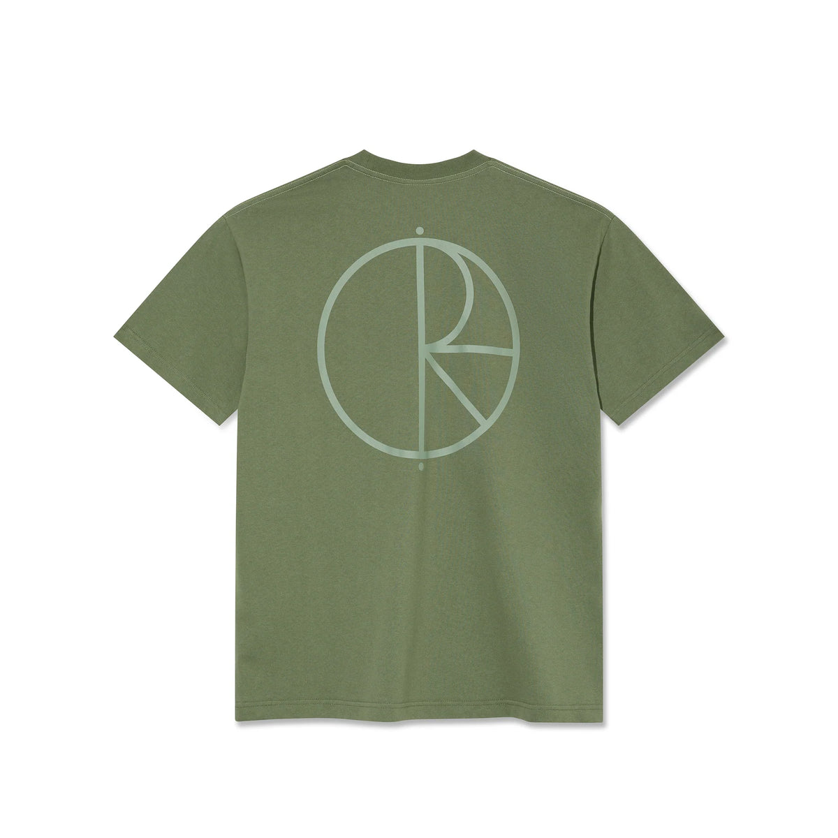 Polar Contrast T-Shirt - Moss Green