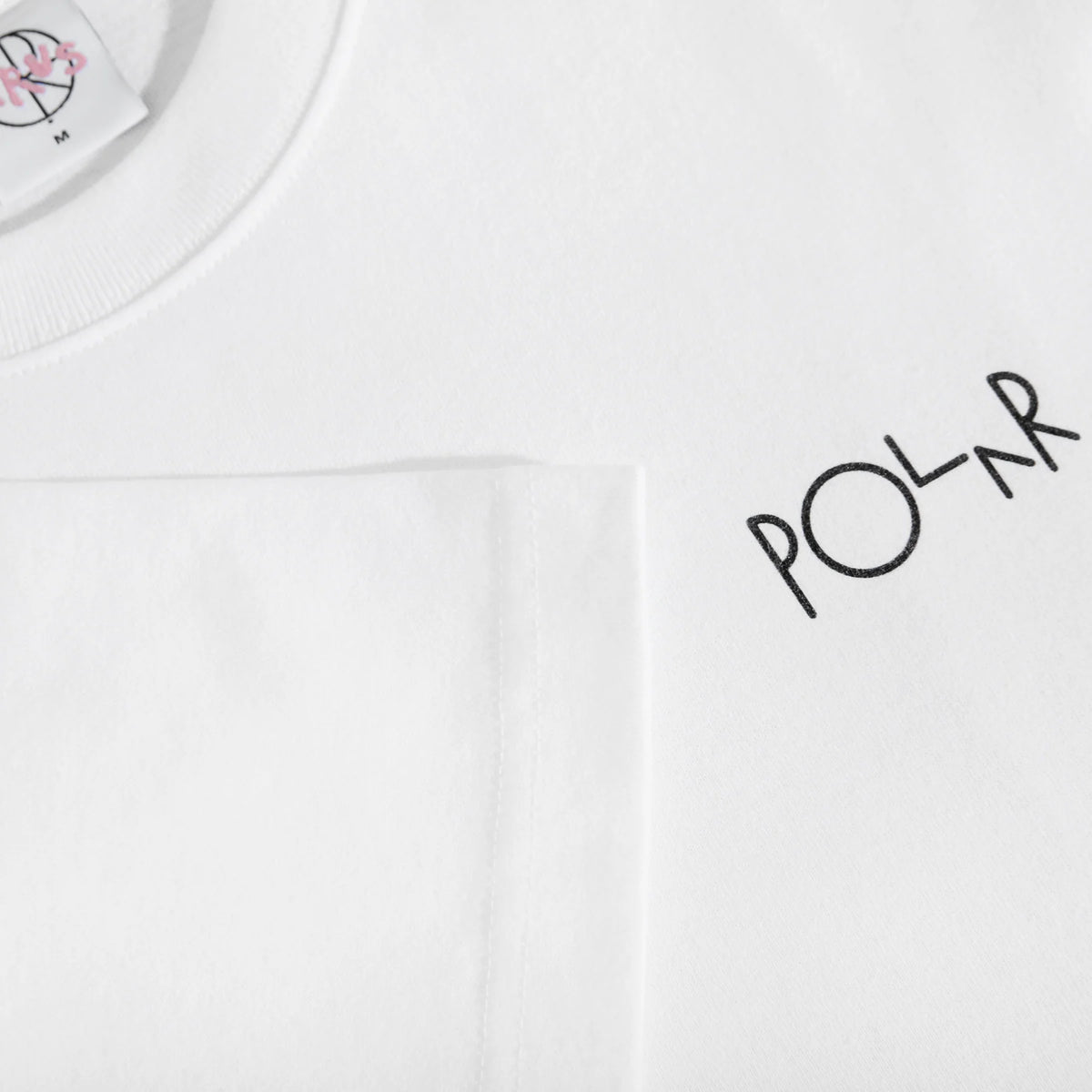 Polar Fill Logo T-Shirt - White / Ourselves Collage