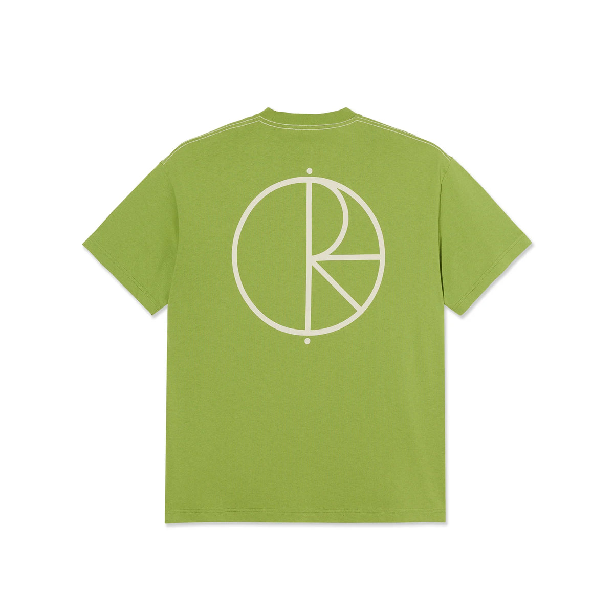 Polar Contrast T-Shirt - Stroke logo / Peridot