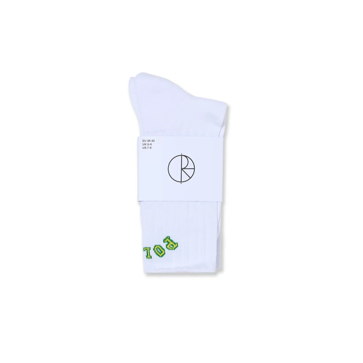 Polar Large Rib Socks - White