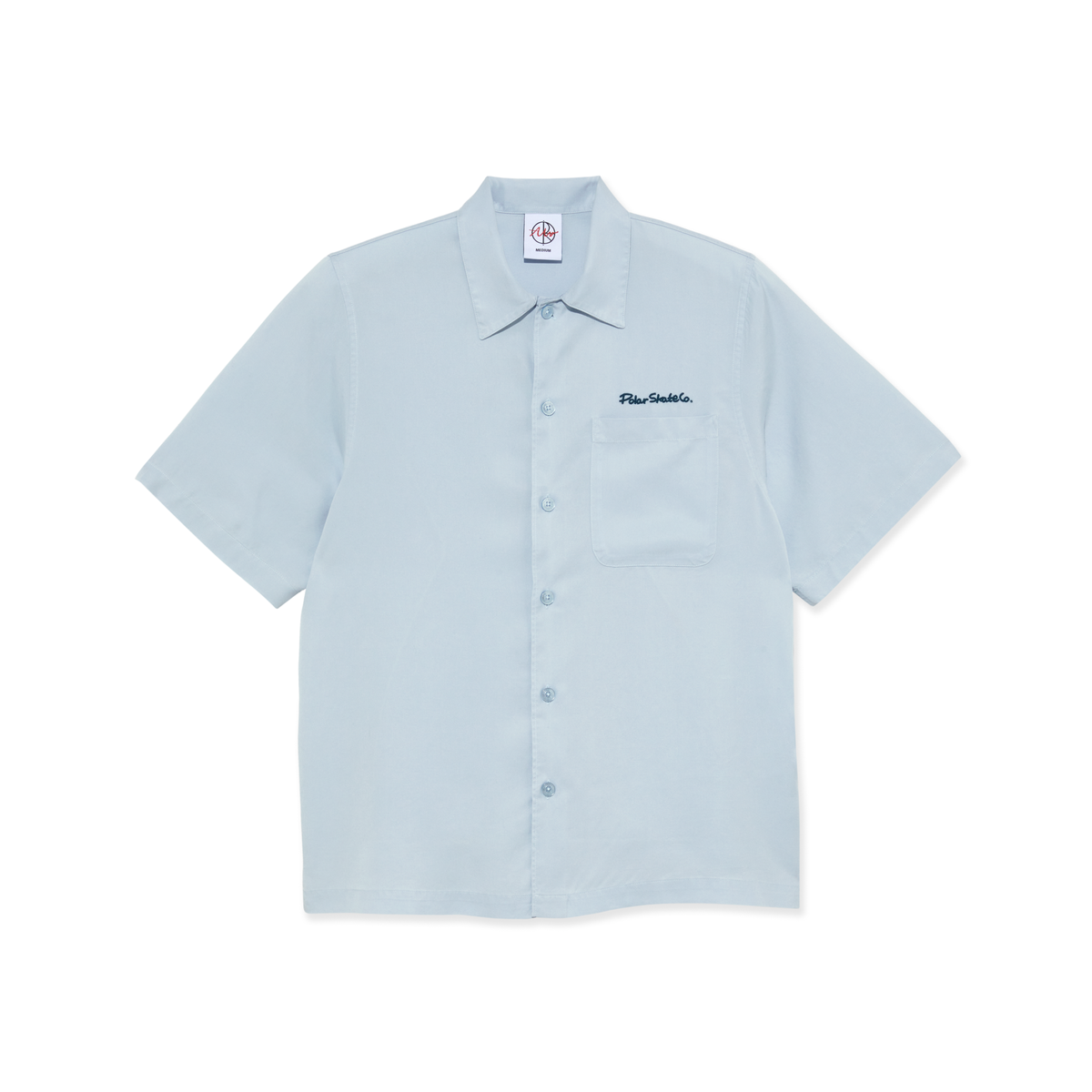 Polar Duel Personality Bowling T-Shirt - Light Blue / Navy