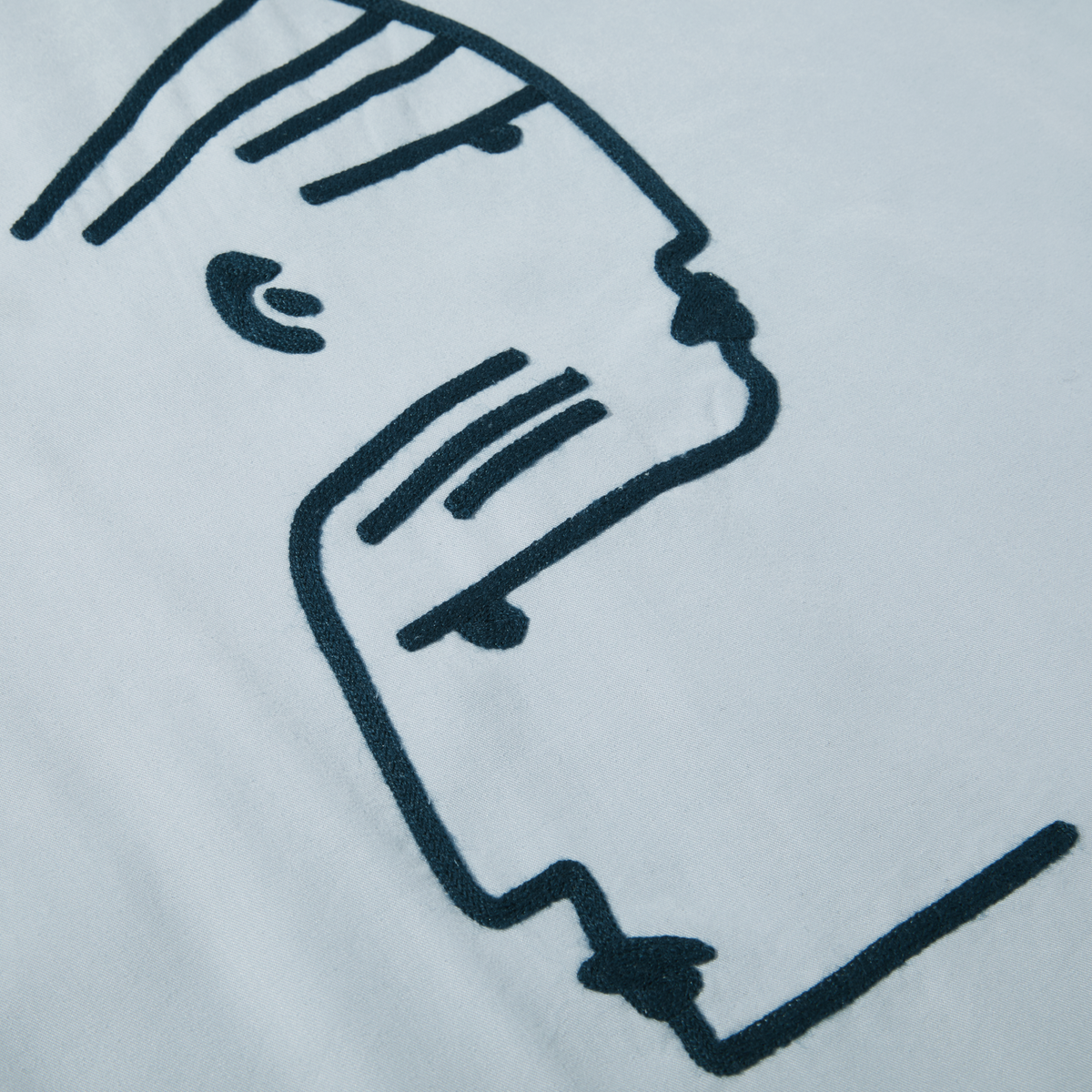 Polar Duel Personality Bowling T-Shirt - Light Blue / Navy