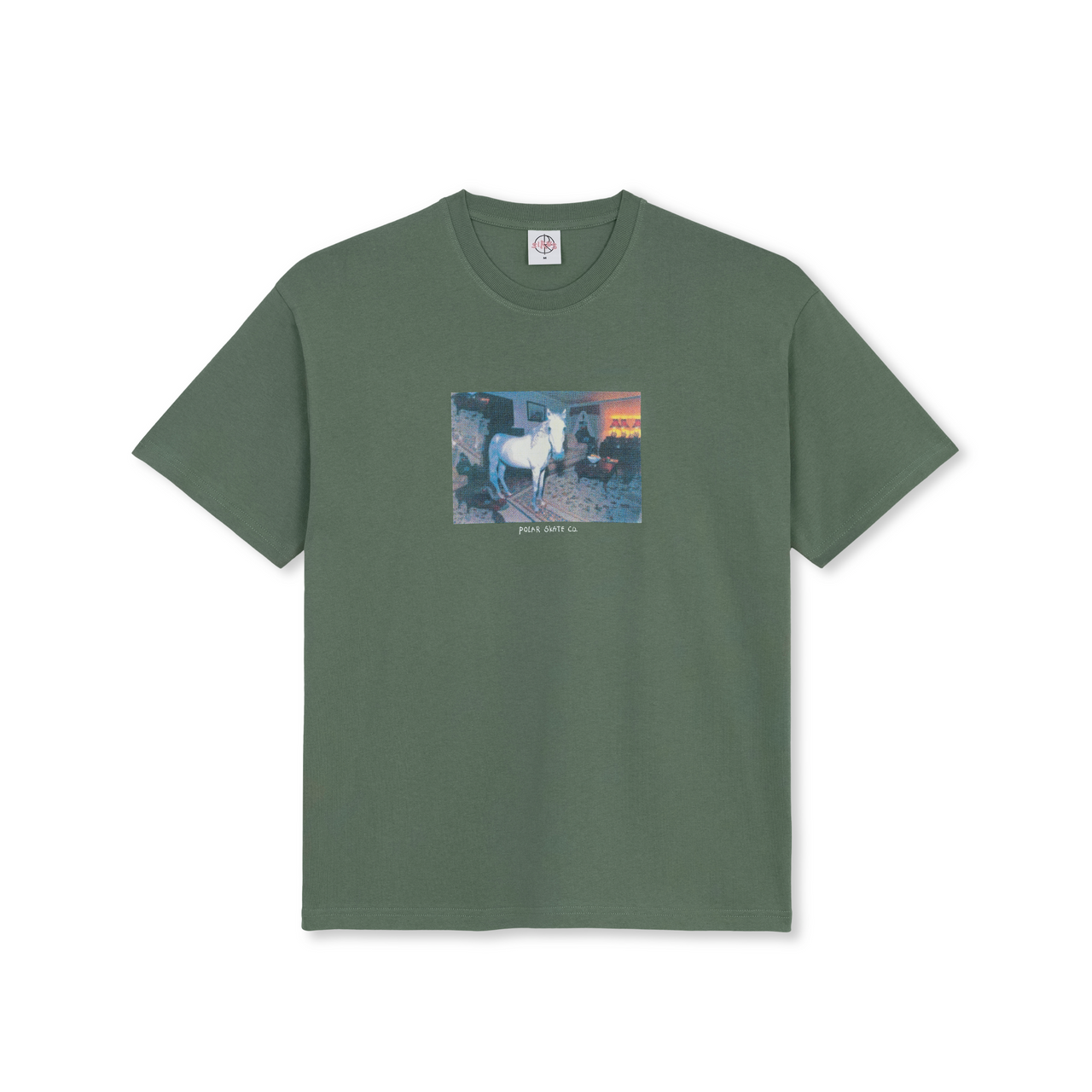Polar Horse Dream T- Shirt - Jade Green