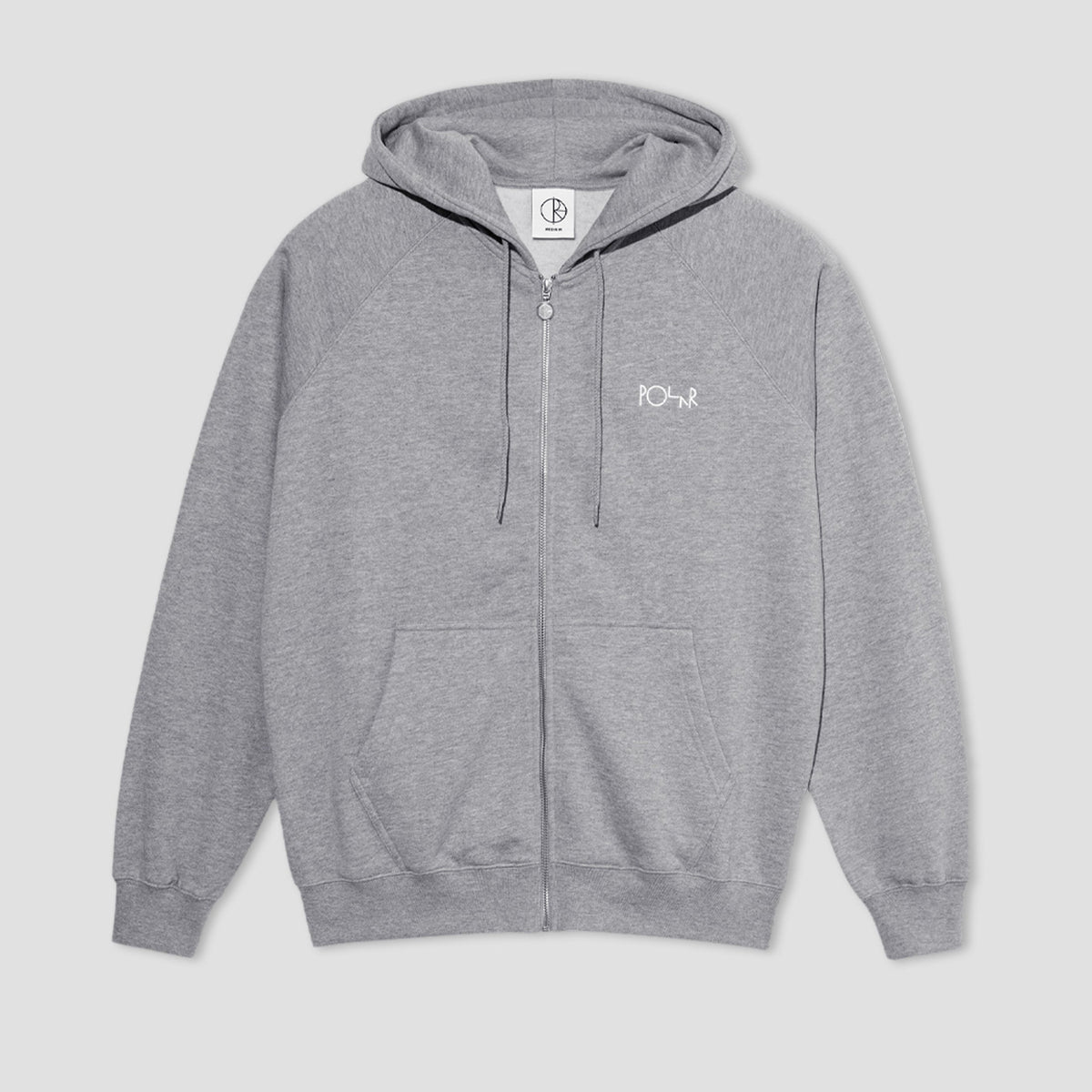 Polar Default Zip Hoodie - Heather Grey
