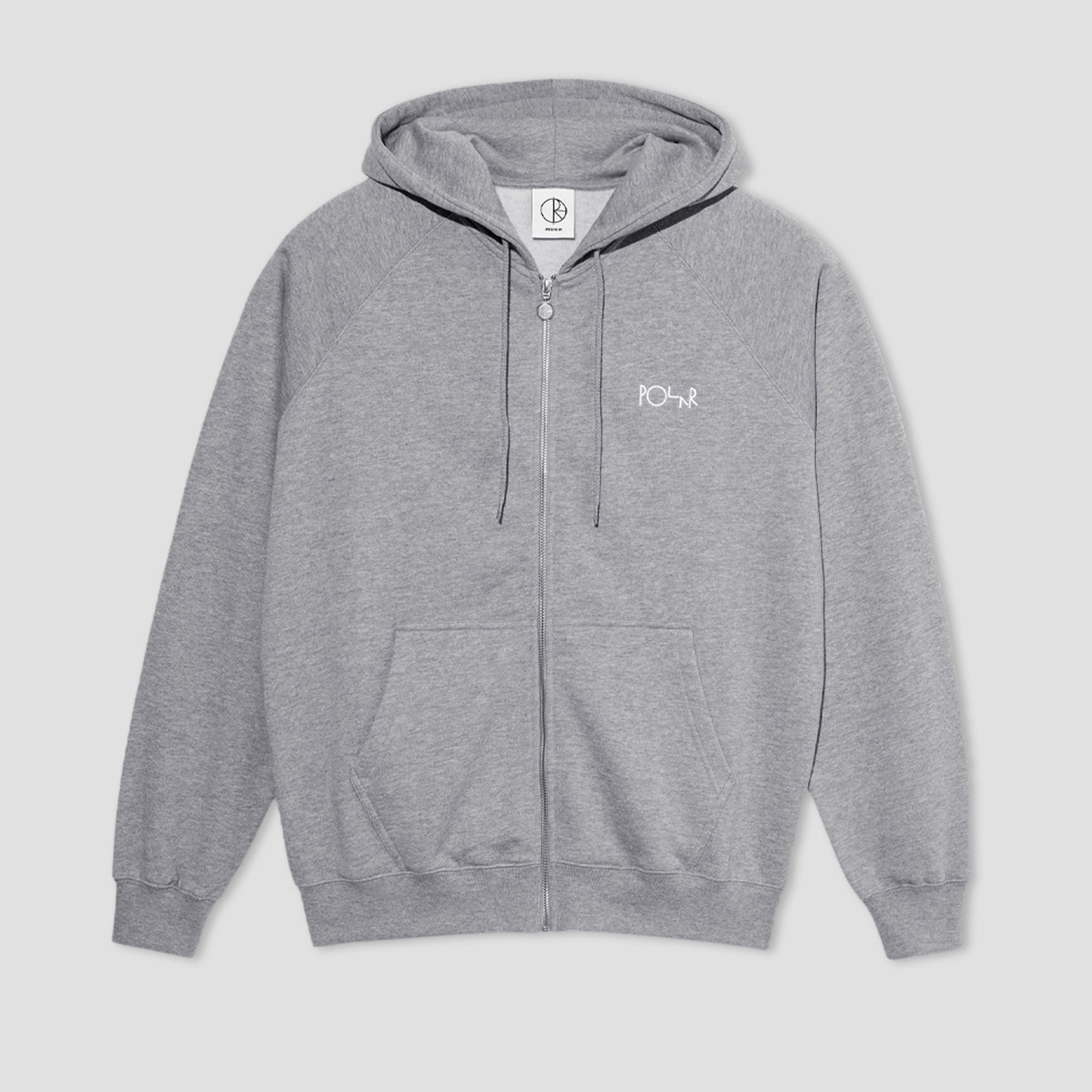Polar Default Zip Hoodie - Heather Grey