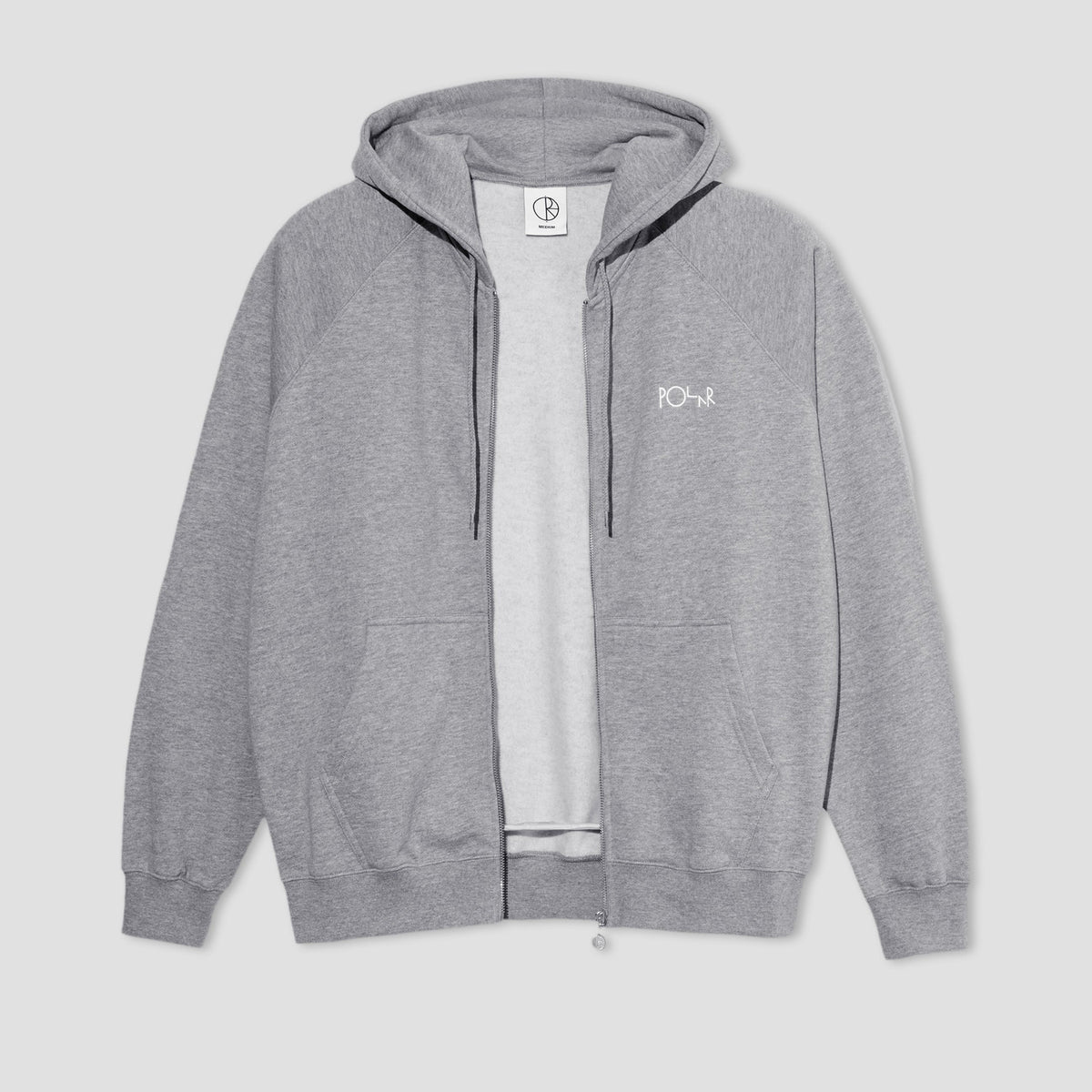Polar Default Zip Hoodie - Heather Grey