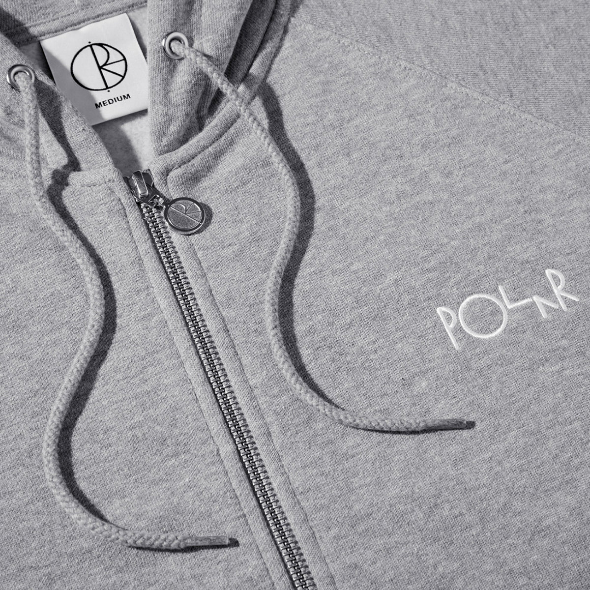 Polar Default Zip Hoodie - Heather Grey