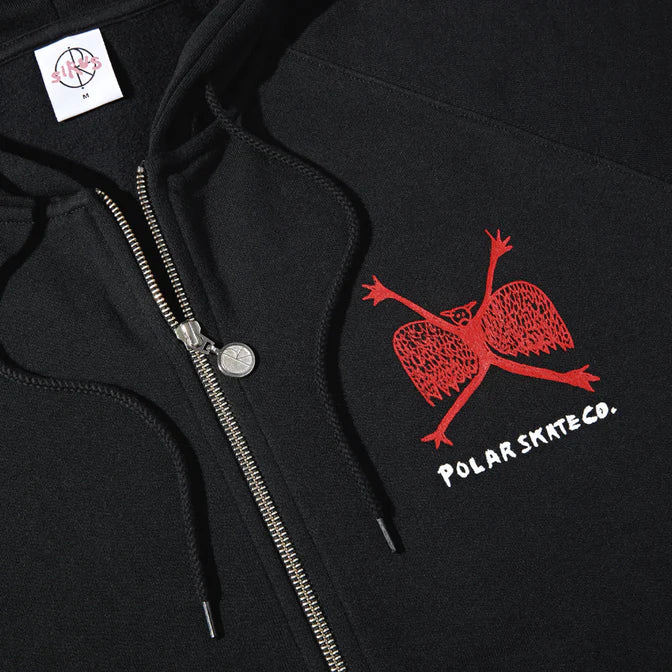 Polar Default Zip Hoodie - Welcome to the New Age / Black