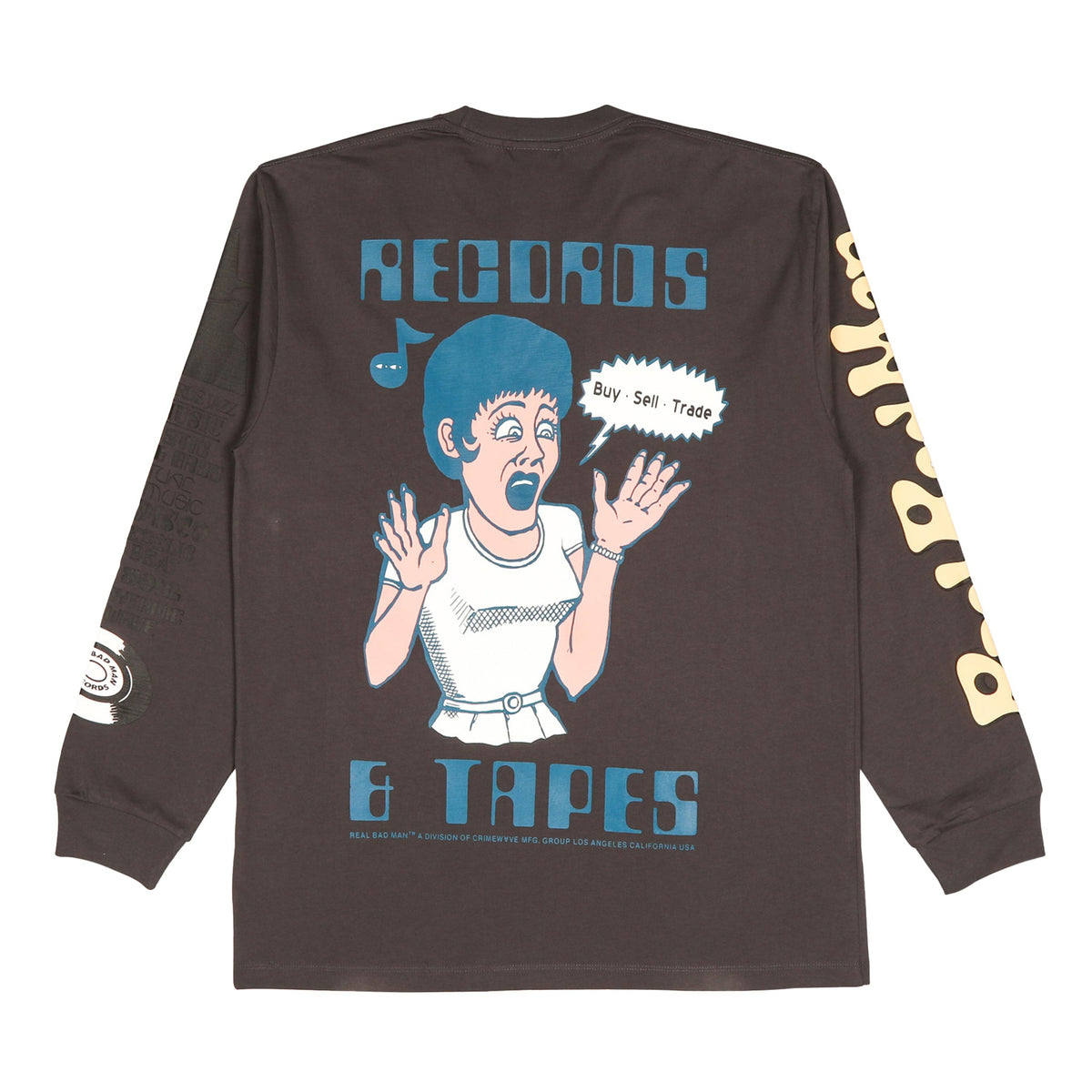 RBM Records &amp; Tapes LS T-Shirt - Black