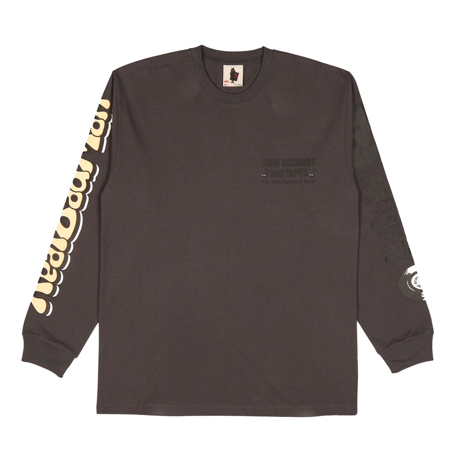 RBM Records & Tapes LS T-Shirt - Black