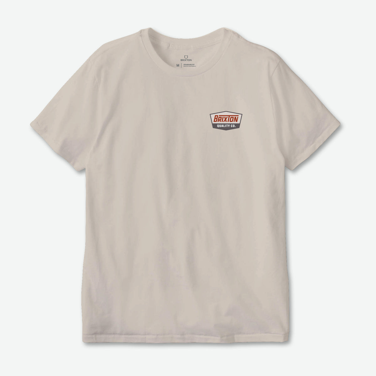 Brixton Regal T-Shirt - Cream / Barn Red