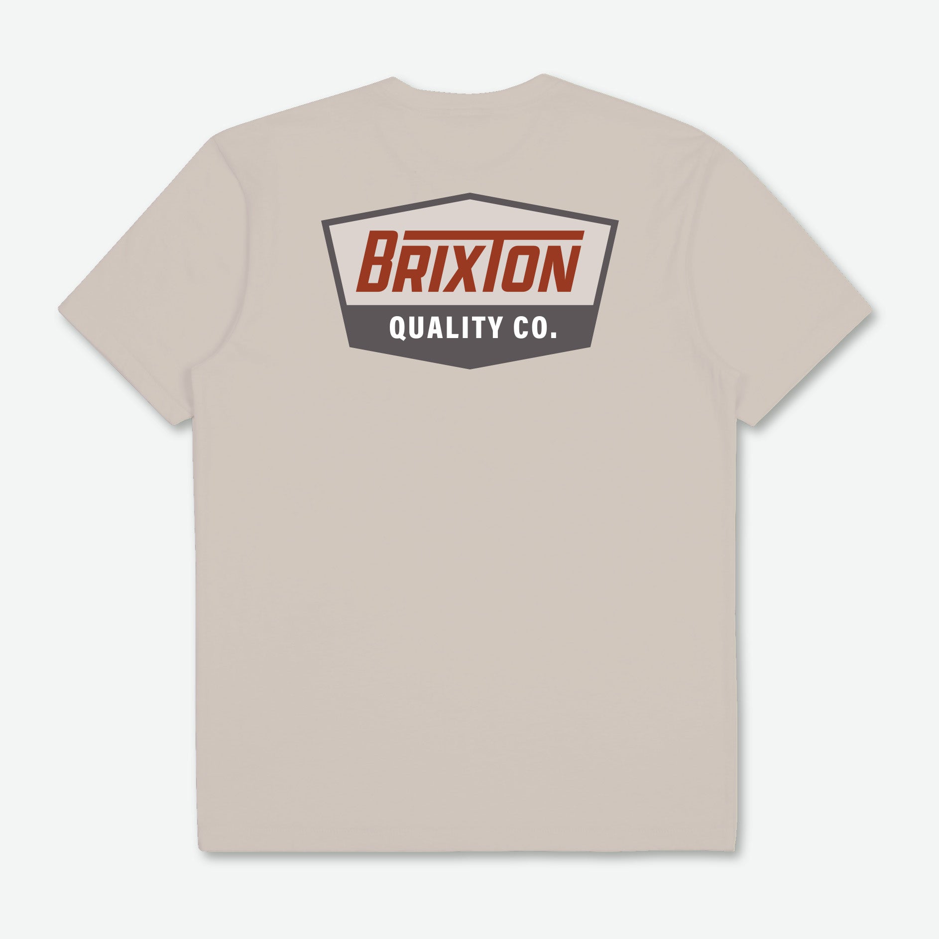 Brixton Regal T-Shirt - Cream / Barn Red