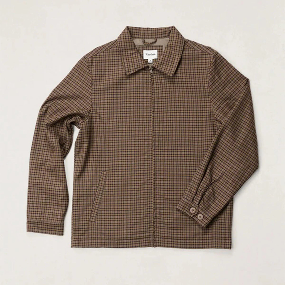 Rhythm Jordy Check Jacket - Olive