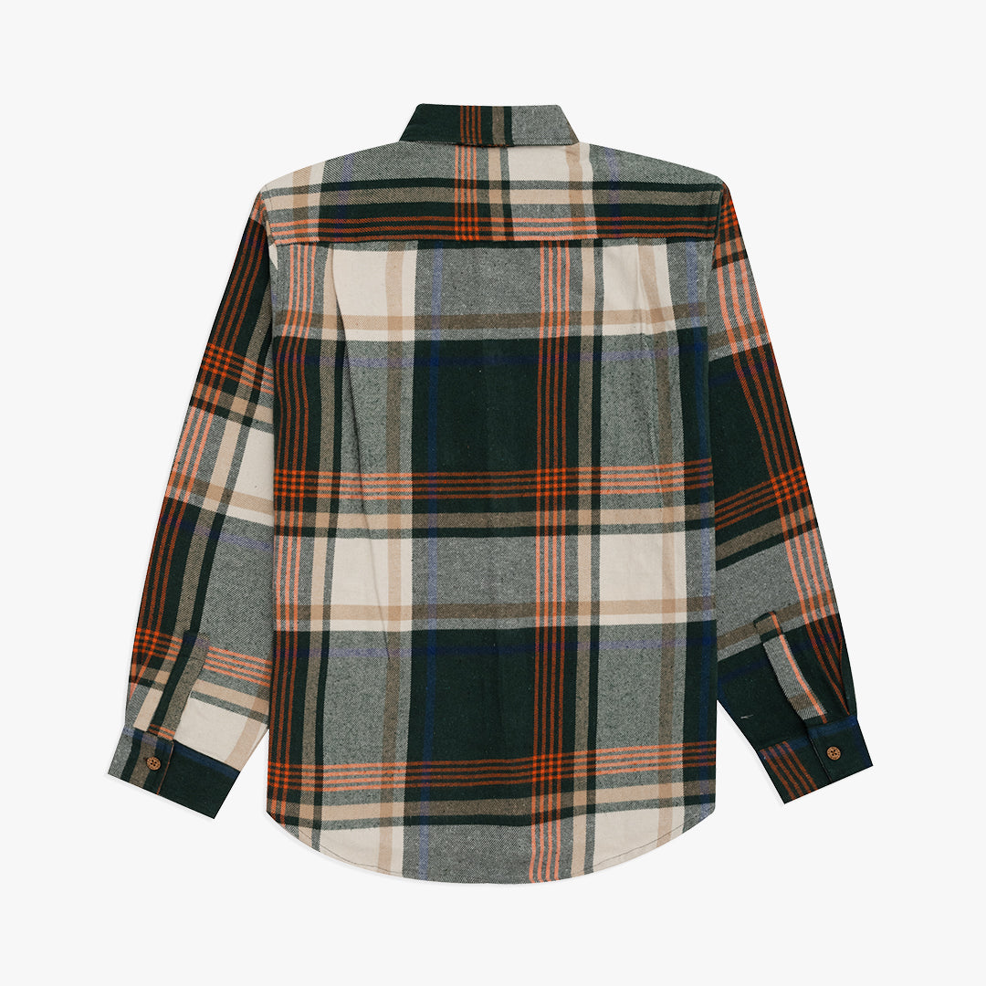 Parlez Rotan Check Shirt - Deep Green