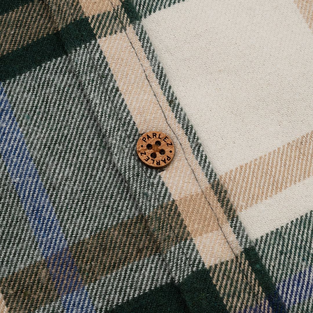 Parlez Rotan Check Shirt - Deep Green