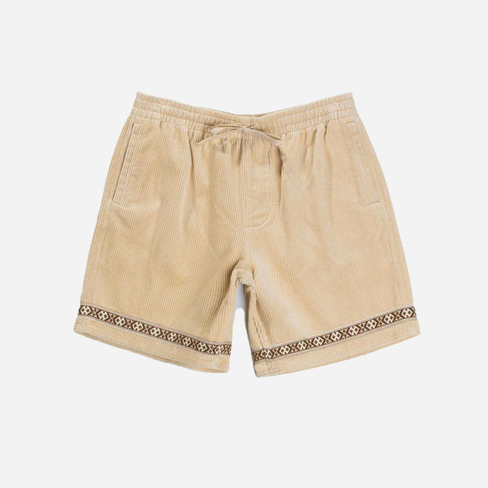 Rhythm Trim Cord Jam Short - Natural