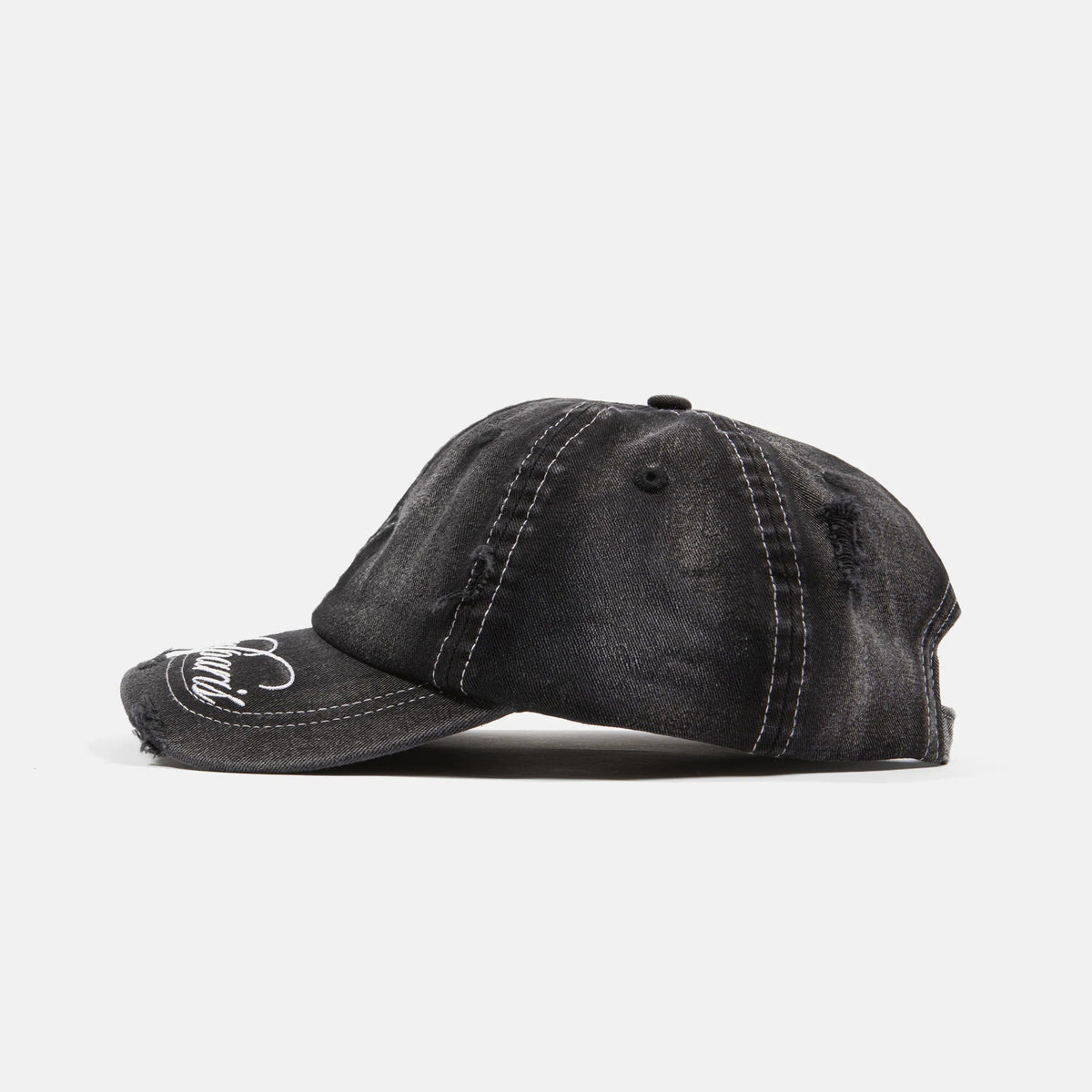 Wasted Paris Script Cap - Faded Black