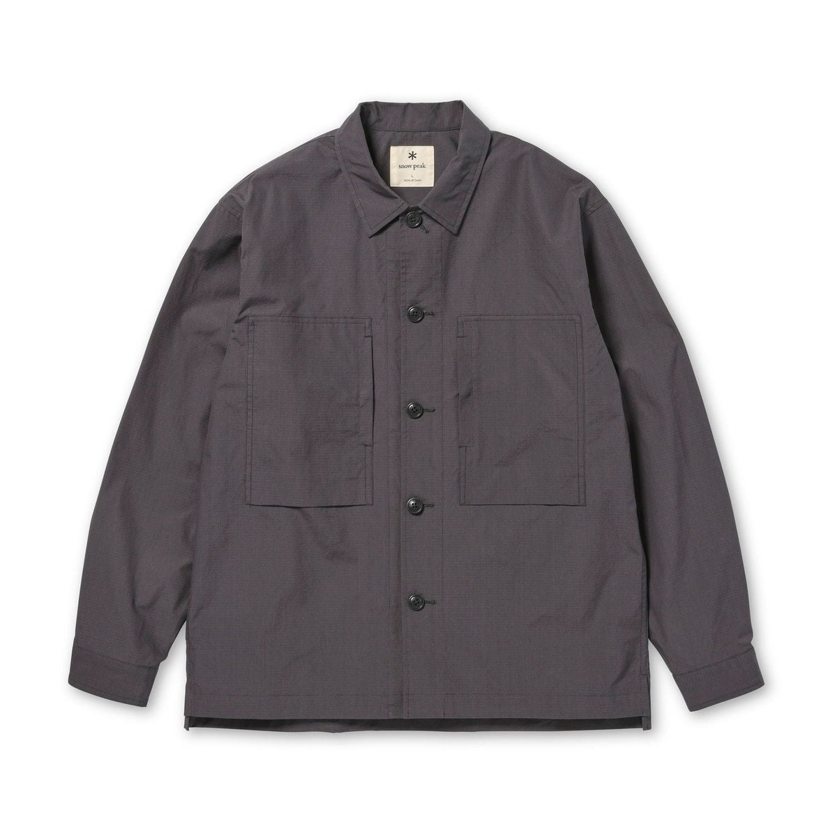 Snow Peak Ripstop Shirt - Charcoal