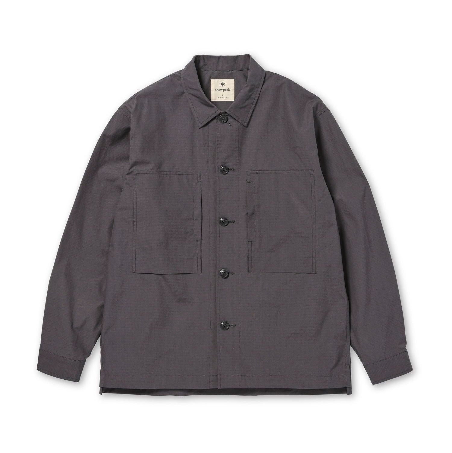 Snow Peak Ripstop Shirt - Charcoal