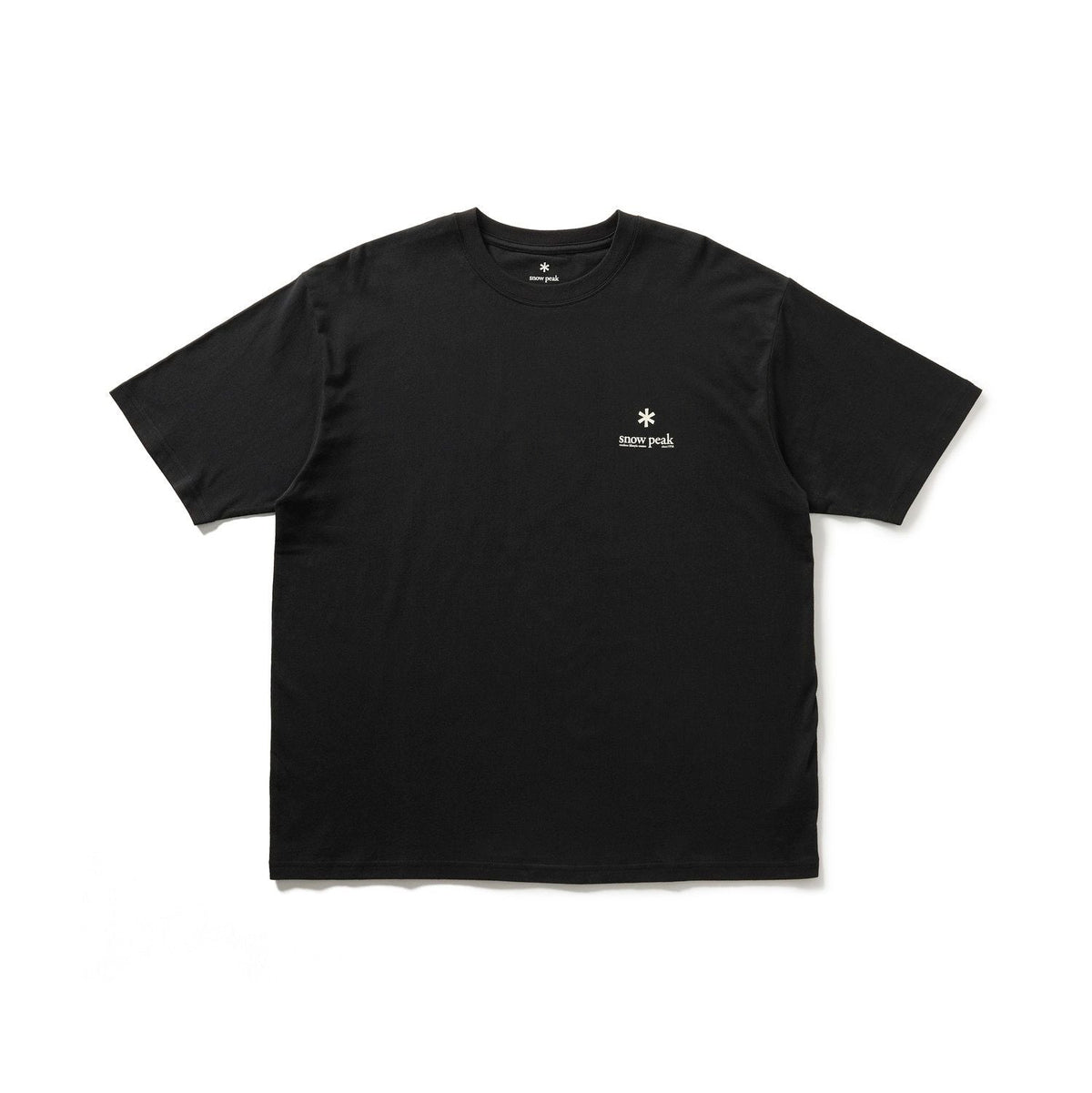Snow Peak Relaxed Logo T-Shirt - Black