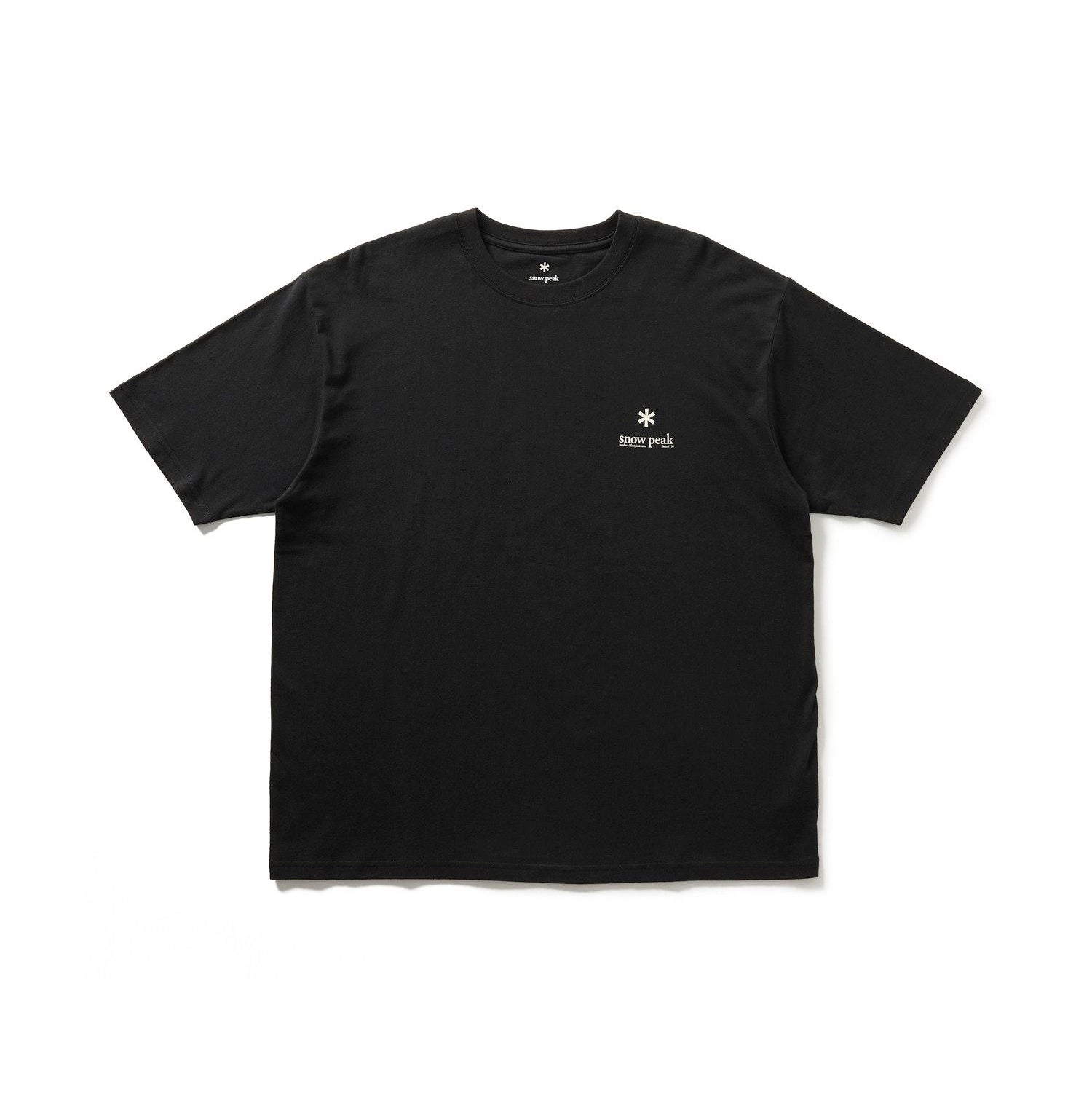 Snow Peak Relaxed Logo T-Shirt - Black