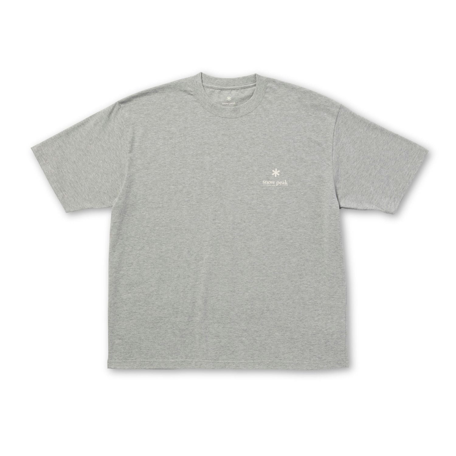 Snow Peak Relaxed Logo T-Shirt - Grey
