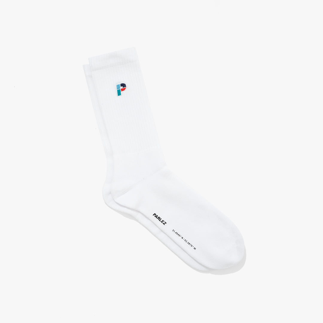 Parlez Lewis Sock - White
