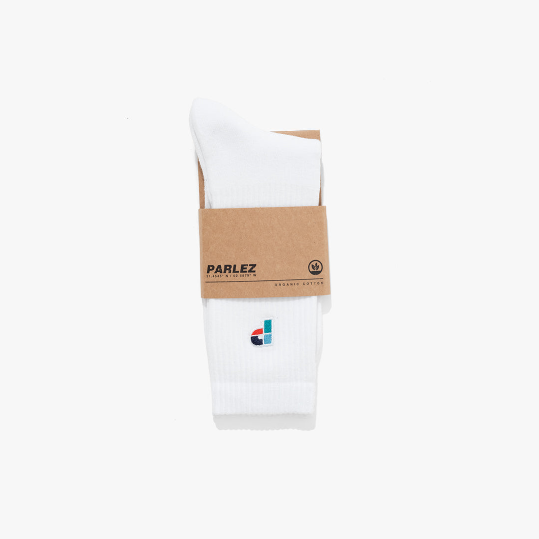 Parlez Lewis Sock - White